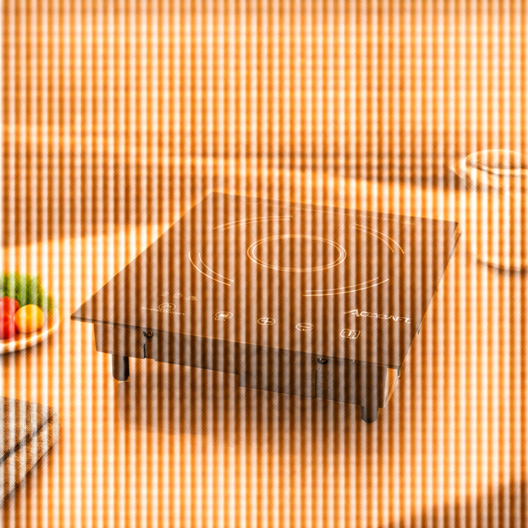 Product image #4 for Admiral Craft Drop-In Single Burner Commercial Induction Cooktop, 120V