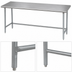 Thumbnail image #4 for Advance Tabco 144 Inch x 30 Inch 16 Gauge 304 Stainless Steel Work Table with Galvanized Legs and Crossrails
