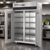 Thumbnail image #4 for Turbo Air M3 Series Two-Section Reach-In Heated Holding Cabinet with Glass Doors, 42.9 Cu. Ft., Stainless Steel