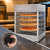 Thumbnail image #4 for Doyon DRP4 Countertop Hot Food Display Warmer with 4-Shelf Rack, Holds 4 18-Inch Pizzas