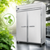 Thumbnail image #4 for Continental Refrigerator 2FESN Extra-Wide Two-Section Shallow Depth Reach-In Freezer