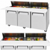 Thumbnail image #4 for Turbo Air M3 Series Three-Section Sandwich/Salad Prep Table with 18-Pan Top and Rear-Mount Self-Contained Refrigeration, 72-5/8 Inches Wide