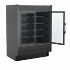 Thumbnail image #4 for Structural Concepts Fusion® MD472F 2-Section Self-Service Glass Door Freezer, Remote DX, Black, LED Lighting