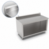 Thumbnail image #4 for John Boos Stainless Steel Work Table with Open Front Cabinet Base, 84 x 24 Inches, 5-Inch Backsplash