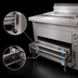 Thumbnail image #4 for Titan Heavy Duty Upright Infrared Gas Plancha Broiler with Cabinet Base, 36-Inch, Single Deck