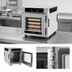 Thumbnail image #5 for Metro HotBlox Narrow 4-Pan Countertop/Stacking Insulated Holding Cabinet with Digital Touchscreen and Clear Door