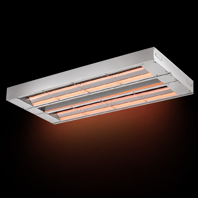 Product image #4 for Hatco Glo-Ray 54-Inch Double Unlighted Infrared Strip Heater, 1850W, Aluminum