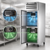 Thumbnail image #4 for True SPEC SERIES One-Section Dual-Temperature Reach-In Refrigerator/Freezer with Two Half-Size Solid Swing Doors, Stainless Steel Front & Sides