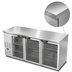 Thumbnail image #4 for Hoshizaki 80-Inch Three-Section Glass Door Back Bar Cooler with Stainless Steel Exterior