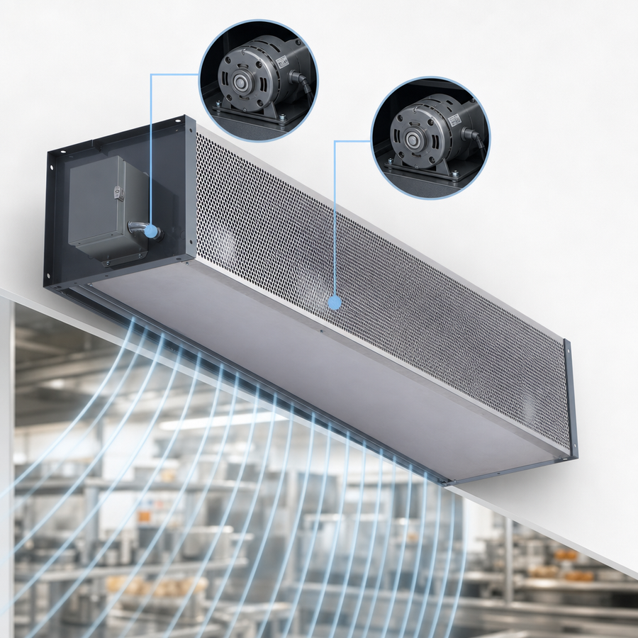 Two 1 HP Direct-Drive Motors