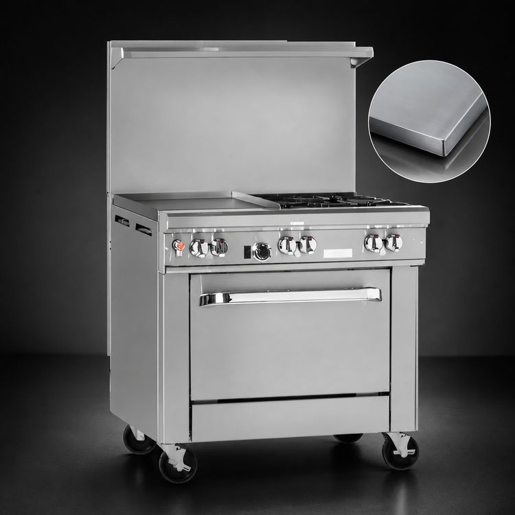 Product image #4 for Southbend Ultimate 36-Inch Gas Restaurant Range with 36-Inch Griddle and Convection Oven