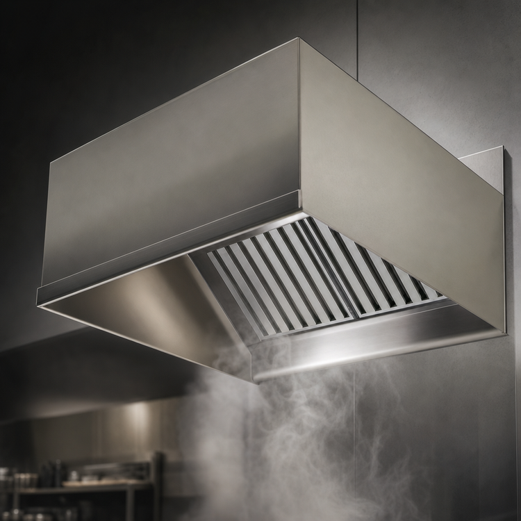 Product image #4 for SpecAir HES96-114 114-Inch Wall Type Exhaust-Only Commercial Kitchen Hood