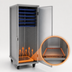 Thumbnail image #4 for Heated Holding Cabinet with Solid Hinged Doors, 18 Full-Size Pan Capacity