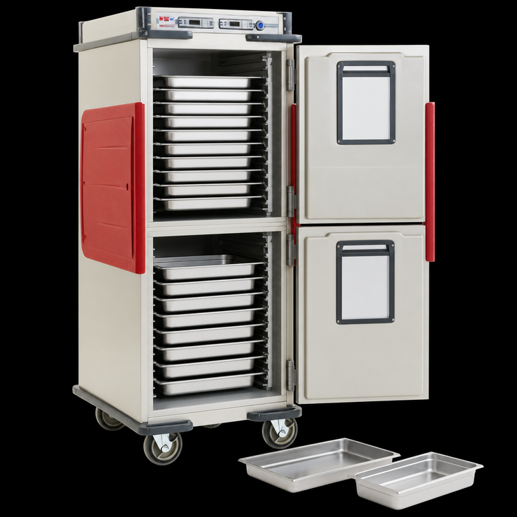Product image #4 for Metro C5 Transport Armour Full-Height Dual-Cavity Insulated Mobile Heated Holding Cabinet, 14 Sheet Pan Capacity