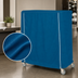 Thumbnail image #4 for Metro 60 x 24 x 74 Inch Queen Mary/Banquet Cart Cover, Uncoated Nylon, Mariner Blue