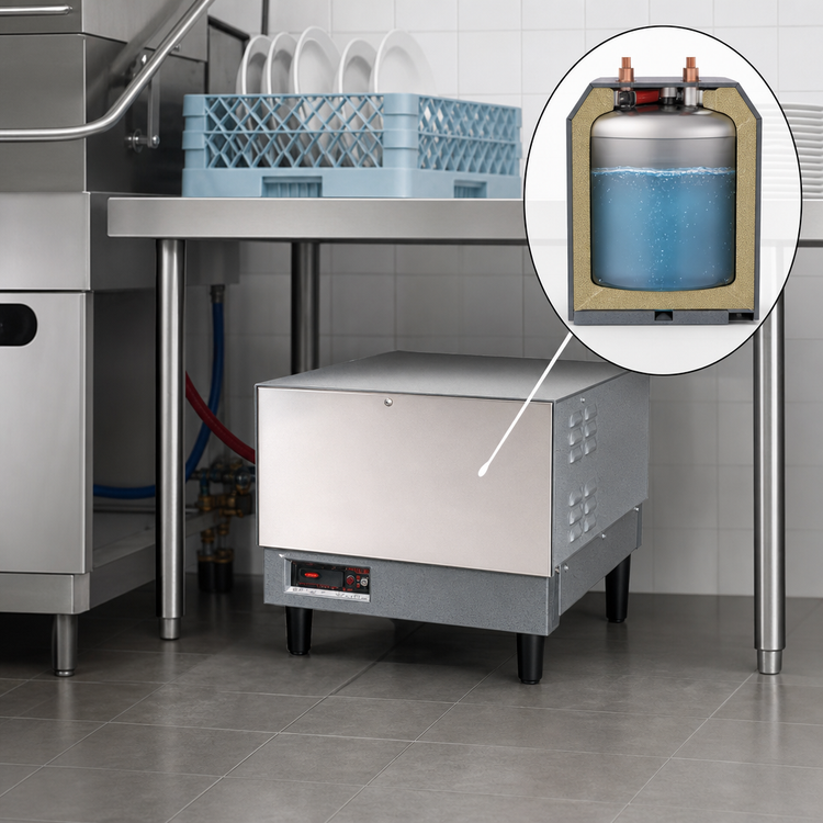 Product image #4 for Hatco Compact Electric Booster Water Heater, 6-Gallon, 45 kW, 240V, 3-Phase