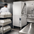 Thumbnail image #4 for Hobart Warewash AM16T-BAS-2 Tall High-Temperature Door-Type Dishwasher, Electric, 60 Racks/Hour, Straight-Through or Corner