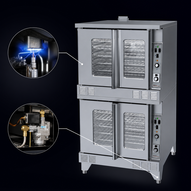 Product image #4 for Garland Master Series Full-Size Standard-Depth Double-Deck Gas Convection Oven