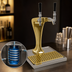 Thumbnail image #4 for Glastender Cobra 2-Faucet Glycol-Cooled Countertop Draft Dispensing Tower, Gold Finish