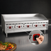 Thumbnail image #4 for MagiKitch'n MKG-60 60-Inch Countertop Gas Griddle with 1-Inch Polished Steel Plate