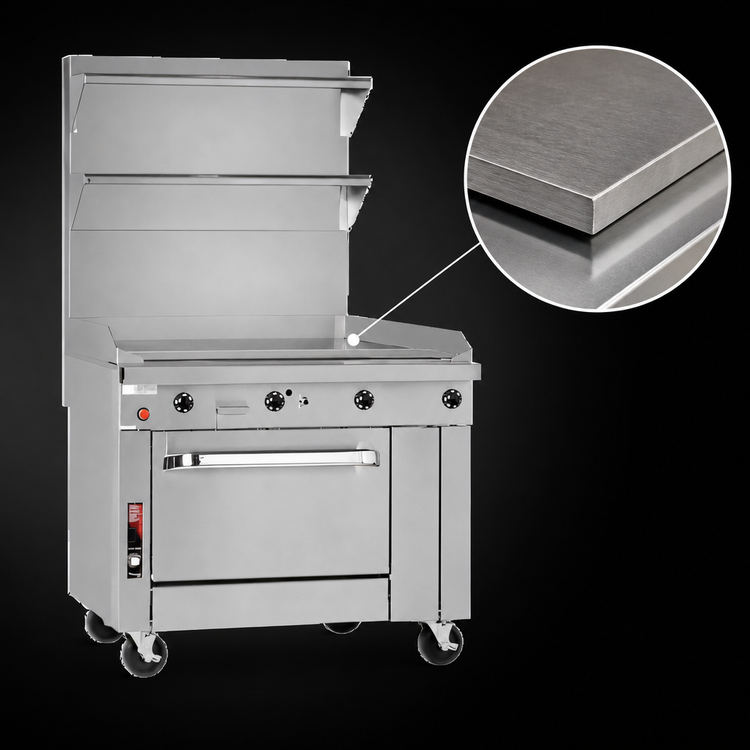 Product image #4 for Southbend Platinum 48-Inch Modular Commercial Gas Range with Full-Width Manual Griddle