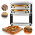 Thumbnail image #4 for PizzaMaster PM 922ED 2-Deck Electric Pizza Deck Oven with Hearth Stone Baking Surface