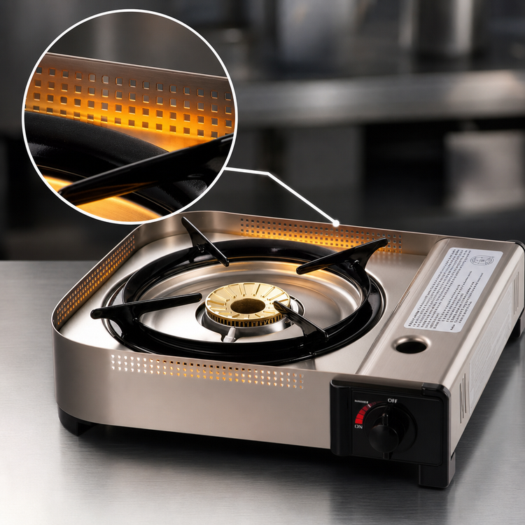 Product image #4 for Cal-Mil Aspen Countertop Butane Stove, 15,000 BTU