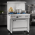 Thumbnail image #4 for Southbend Ultimate 36-Inch Commercial Gas Range with 3 Star/Sauté Front Burners, 2 Pyromax Rear Burners, Cabinet Base, and Hi-Shelf Riser