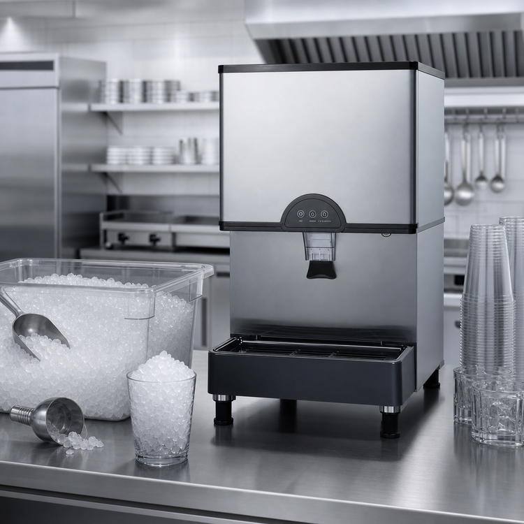 Product image #5 for Accucold Countertop Ice and Water Combination Dispenser with 282 lb Daily Nugget Ice Production