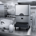 Thumbnail image #5 for Accucold Countertop Ice and Water Combination Dispenser with 282 lb Daily Nugget Ice Production