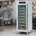 Thumbnail image #4 for Metro C5 8 Series Full-Height Pass-Thru Controlled Temperature Holding Cabinet with Combination Doors and Universal Wire Slides