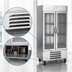 Thumbnail image #5 for Beverage-Air Vista Series Two-Section Bottom-Mount Glass Door Reach-In Refrigerator, 35.08 Cu. Ft.