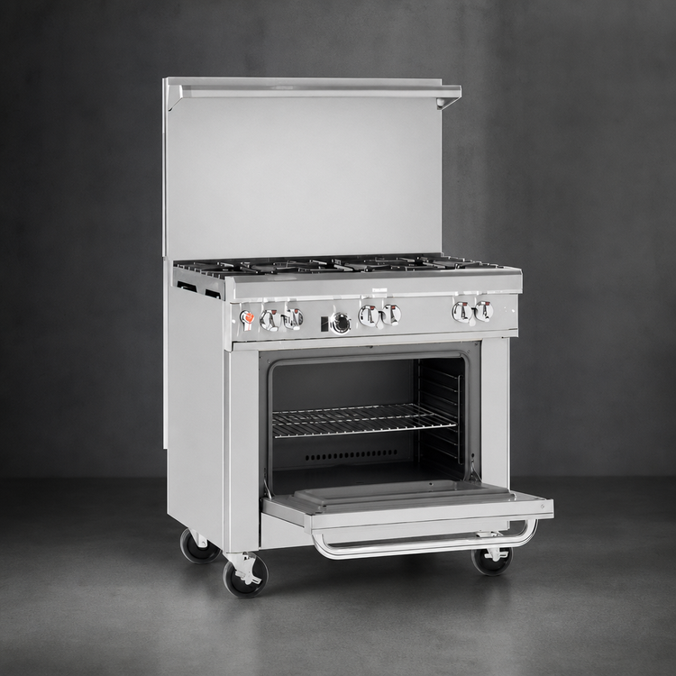 Product image #4 for Southbend Ultimate 36-Inch Gas Restaurant Range with 4 Open Burners, Left 12-Inch Griddle and Standard Oven