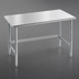 Thumbnail image #4 for Advance Tabco TGLG-487 Open Base Work Table, 84 x 48 Inches, 14-Gauge 304 Stainless Steel Top