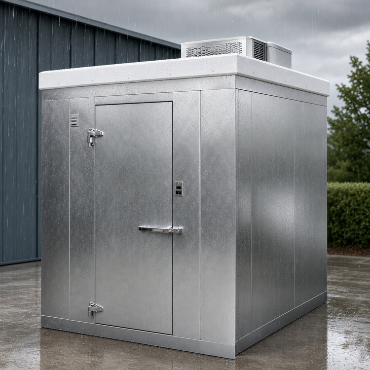 Product image #4 for Kold Locker Outdoor Walk-In Freezer, 6' x 8' x 7'7" H, With Floor, R290 Capsule Pak ECO