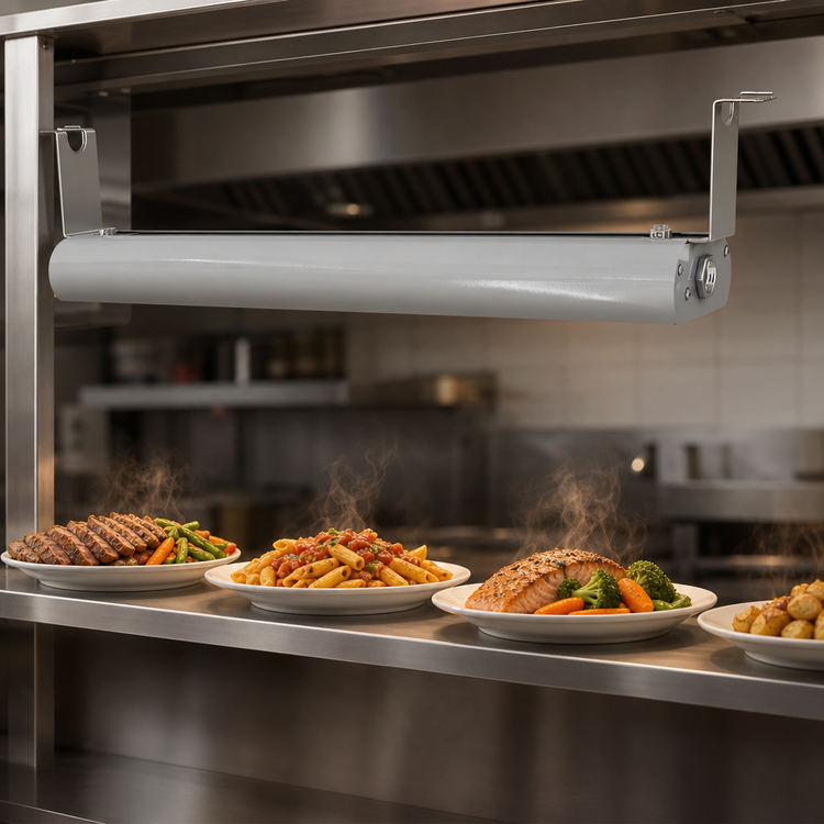 Product image #4 for Vollrath 54-Inch Low Profile Unlighted Strip Heat Lamp with Aluminum Housing and Remote Infinite Switch