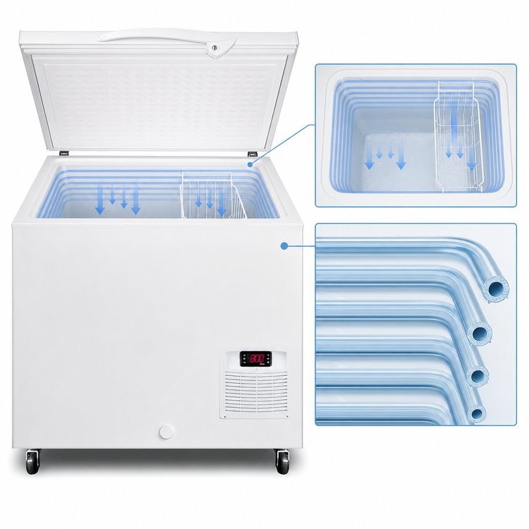 Product image #5 for Accucold LAB11 Ultra-Low Temperature 4.8 cu.ft. Commercial Chest Freezer