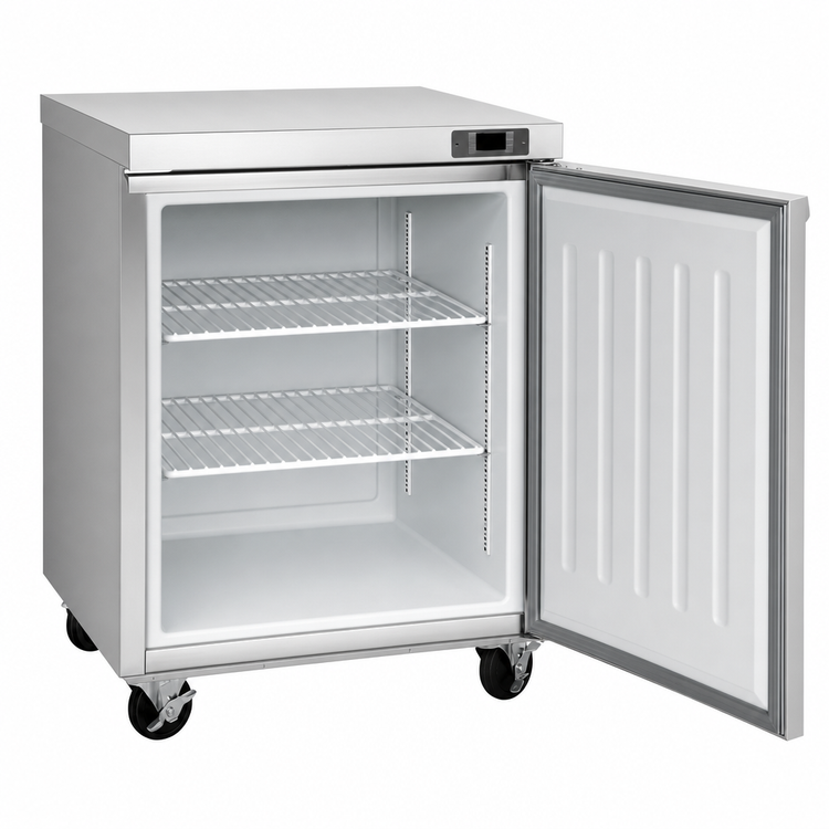 Product image #4 for Maxx Cold V-Series 1-Door Undercounter Freezer, 7.8 Cu Ft, Stainless Steel Exterior
