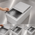 Thumbnail image #5 for John Boos Drop-In Insulated Stainless Steel Ice Bin with Sliding Lid and Drain, Without Cold Plate