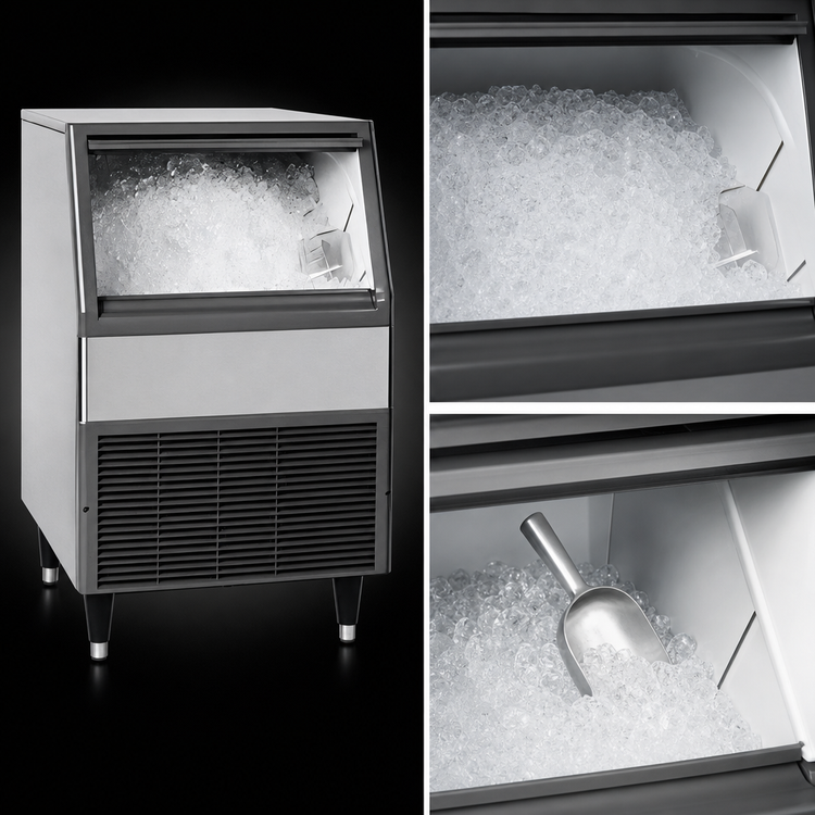 Product image #4 for Follett UMD414A80 Maestro Plus Undercounter Air-Cooled Micro Chewblet Ice Machine with 75 lb Bin