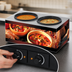 Thumbnail image #4 for Vollrath Cayenne Twin Well Countertop Soup Merchandiser Base Only with Country Kitchen Graphics, 2 x 7.5 Qt Insets
