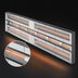 Thumbnail image #4 for Hatco Glo-Ray® Max Watt Lighted Dual Infrared Strip Heater, 18-Inch, Aluminum, 3-Inch Spacer