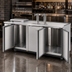 Thumbnail image #4 for Turbo Air Super Deluxe Club Top Direct Draw Beer Dispenser, 4 Half-Barrel Capacity, 3 Swing Doors, Stainless Steel