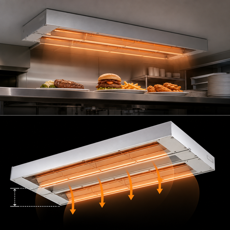 Product image #4 for Hatco Glo-Ray 36-Inch Double Unlighted Infrared Strip Heater