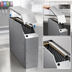 Thumbnail image #4 for CHOICE Underbar Stainless Steel Soda Manifold Housing for 8-14 Button Manifolds, 4 x 19 x 18 Inches