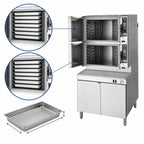 Thumbnail image #4 for Cleveland Range Classic Convection 36CGM16300 2-Compartment Gas Commercial Steamer, 8-Pan Capacity per Compartment, 300,000 BTU