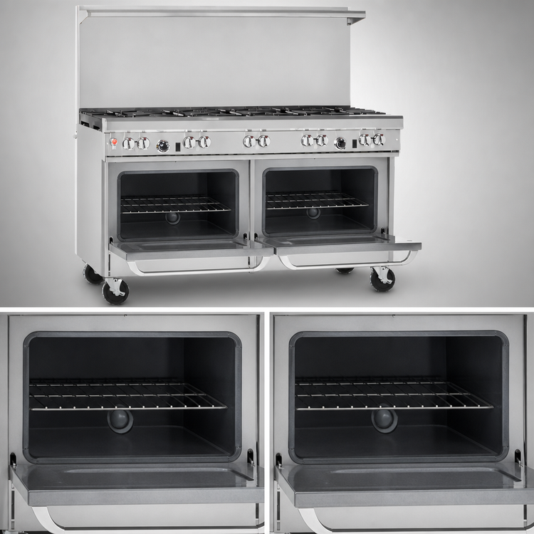 Product image #4 for Southbend Ultimate 60-Inch Gas Restaurant Range with 9 Burners and 2 Standard Ovens