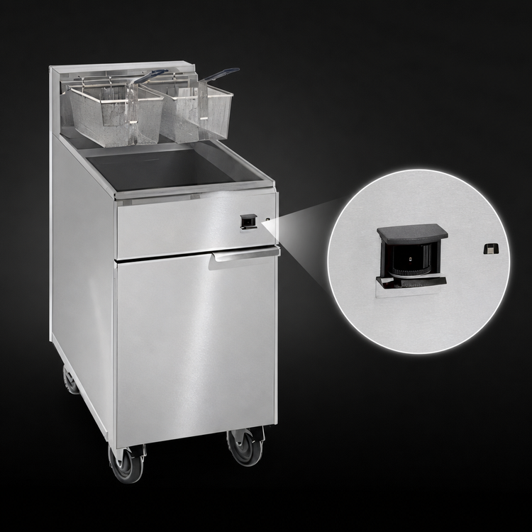 Product image #4 for Imperial 75 lb. Electric Floor Model Fryer with Immersed Elements