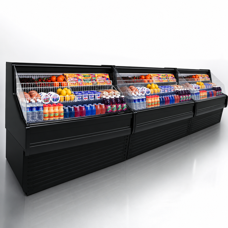 Product image #4 for Howard-McCray Ovation Series 63-Inch Self-Contained Open Merchandiser, Black