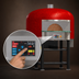 Thumbnail image #4 for Marra Forni Neapolitan RT90G Rotator Series Gas-Fired Rotating Brick Pizza Oven, 35-3/8-Inch Deck